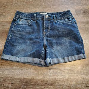 Earl Jeans Shorts Denim Juniors Sz 6 Dark Wash